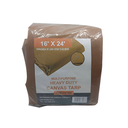 Tapacarga de lona 16'x24' 12-oz beige