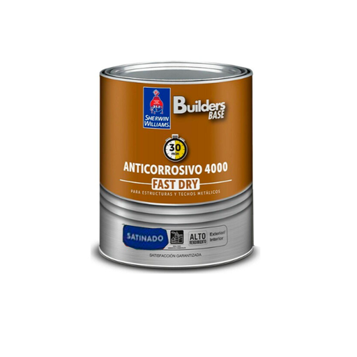 [131221] Base buiders anticorrosivo 1/4-galon sherwin williams 4000 blanco satinado
