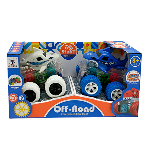 [128492] Juguete de carro forma/animales 2pc jd55382b