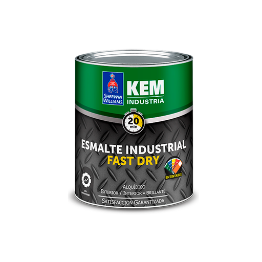[126979] Base ultra profunda kem esmalte industrial 1/4 galon fast dry 4000 sherwin williams
