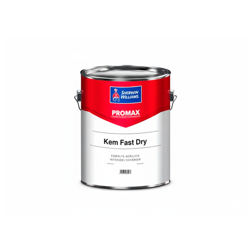 [126980] Kem esmalte industrial fast dry 1-gln base sherwin williams extra blanco