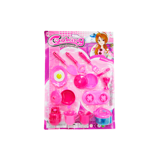 [93406] Juguete juego cocina 15pc 6052-2b