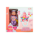 Juguete muñeca bebe 30cm con acc hx815-9