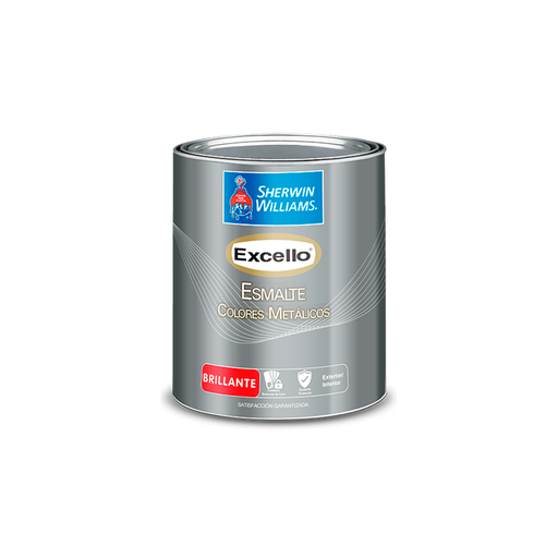 [107148] Pintura excello para metal de aceite 1-galon sherwin williams bronce