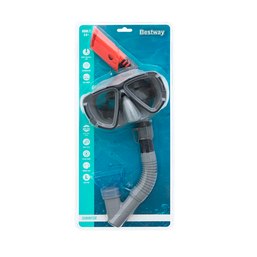 [105954] Careta para bucear de plastico con snorkels bestway 24029  varios colores