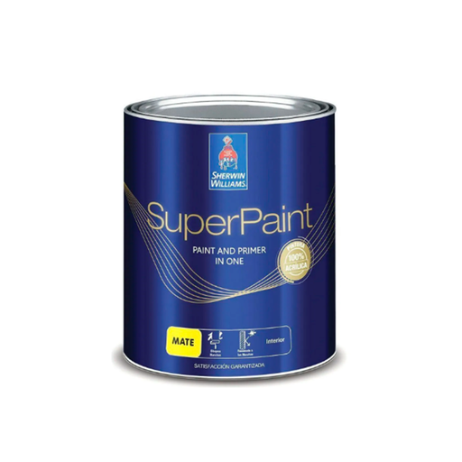 [104394] Base super paint latex interior 1-galon sherwin williams extra blanco