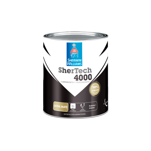 [104396] Base para cubrimiento y rendimiento para cielo raso 1-galon sherwin williams shertech 4000 blanco