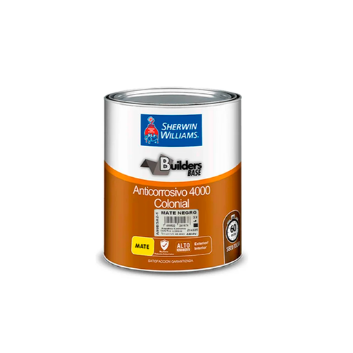 [99624] Anticorrosivo colonial 1-galon sherwin williams negro mate