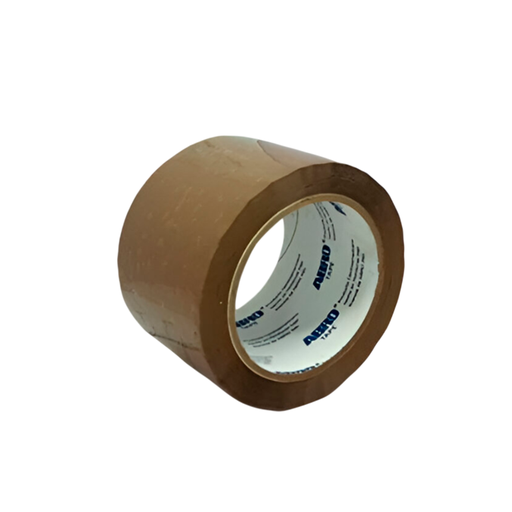 [100858] Tape avana con codigo de barra 3"x100yd abro cafe