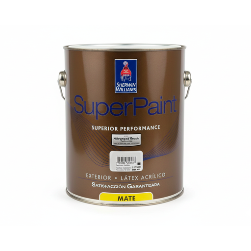 [90253] Pintura super paint exterior 1-galon sherwin williams extra blanco