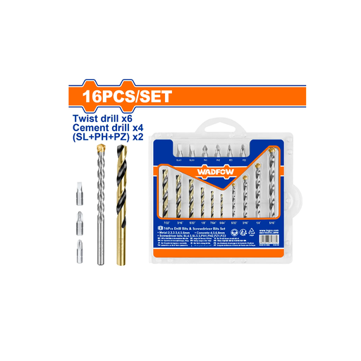 [144891] Broca para hierro 16pc wadfow uwks4165