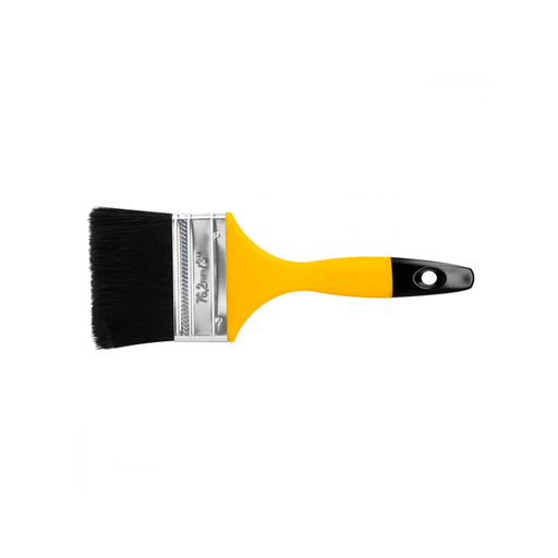 [27355] Brocha para pintar 3" mango madera vikingo 8/yh-6 negro/amarillo