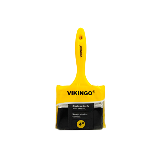 [87010] Brocha para pintar 4" mango plastico vikingo pbe4