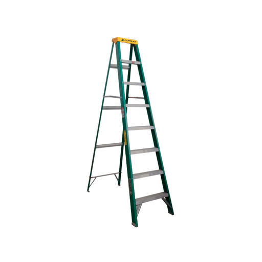[24931] Escalera fibra vidrio tipo a 8' c-3217-08 verde
