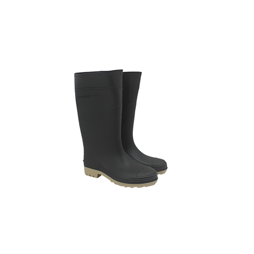 [45884] Bota hule #37-4 s/forro 7 gatos negro