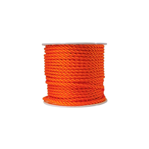 [49421] Lazo poliet 3/4" 3-hilos "z" anaranjado