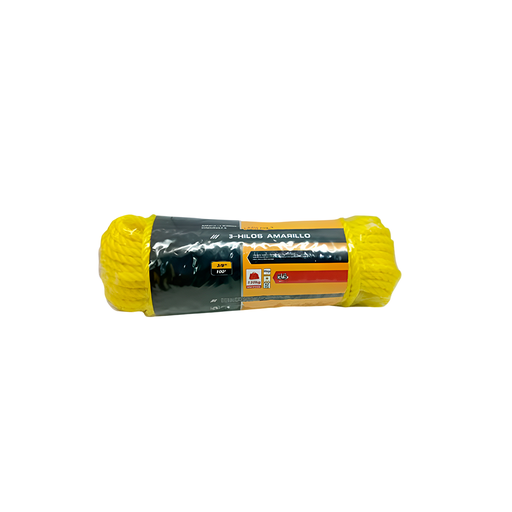 [113371] Lazo pp monof 3/8"x50' 3-hilos amarillo