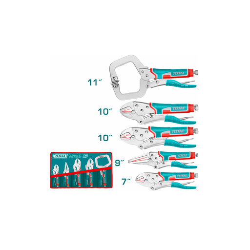 [141539] Llave perra de presion 5pc total s23091