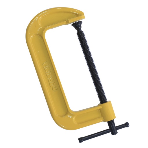 [23510] Prensa sargento 5" tipo "g" vikingo amarillo/negro