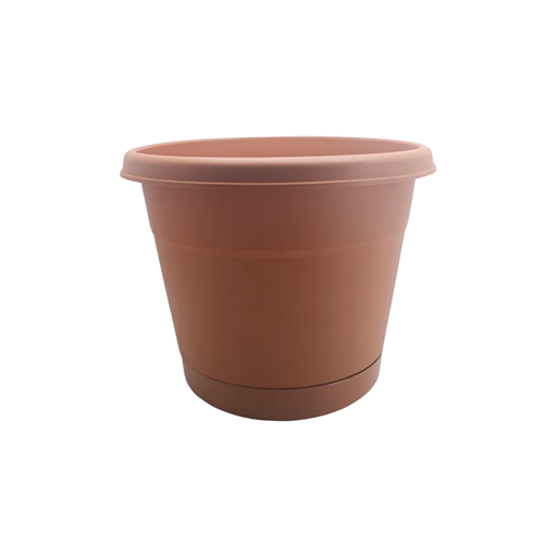[5097] Macetera plastica redondo 43x51cm con b rn200 terracota