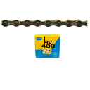Cadena bicicleta mtb 1/2x3/32x112l 408 dorado