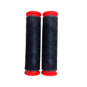 Guante bicicleta 120mm hule negro/rojo