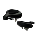 Montura bicicleta con resorte mundial az-6053 negro