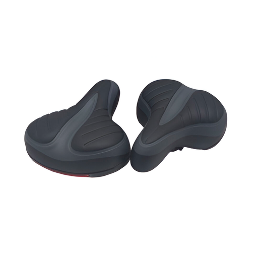 [134935] Montura bicicleta con resorte/reflector negro