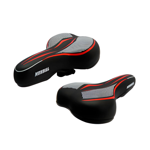 [94665] Montura bicicleta mundial con dec az-6020 negro/rojo