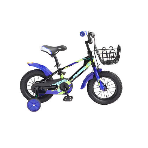[129163] Bicicleta 12 bmx niño 1v max con guias azul/negra armada