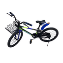 Bicicleta 20 bmx niño 1v max con guias azul/negro armada
