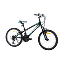 Bicicleta 20 mtb niño 18v tu ab sus d verde/negro armada