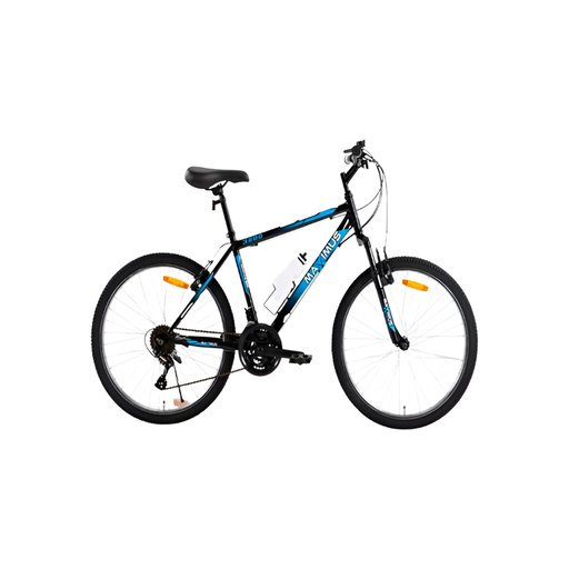 [132566] Bicicleta 24 mtb 21v con suspension delan azul/negro armada