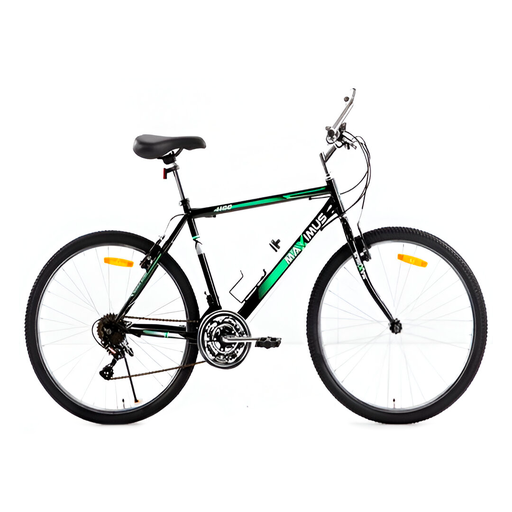 [132454] Bicicleta 24 mtb 21v tubo aba cro max verde/negro armada