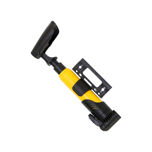 [72769] Bomba bicicleta aluminio cent-carro t26054 amarilla/negra