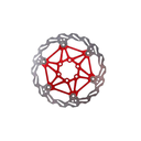 Disco freno bicicleta con tronillo 160mm varios colores