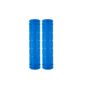 Guante bicicleta 114mm hule decoracion cuadros azul oscuro