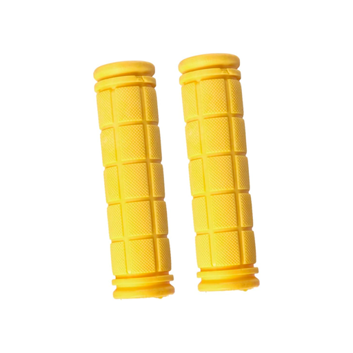 [137155] Guante bicicleta 120mm decoracion cuadros amarillo