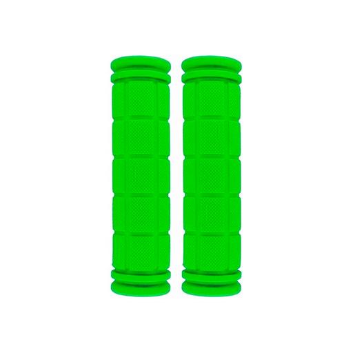 [85299] Guante bicicleta 120mm hule decoracion cuadros verde