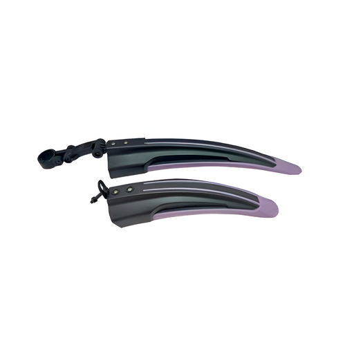 [136182] Guardafango plastica mtb negro/morado