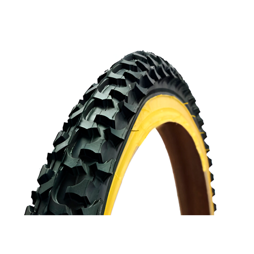 [7261] Llanta bicicleta 26x2.10 kenda k831a negra f/amarilla