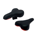 Montura bicicleta sdd-19 negro blanco/rojo