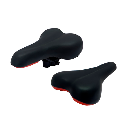 [28978] Montura bicicleta sdd-19 negro blanco/rojo