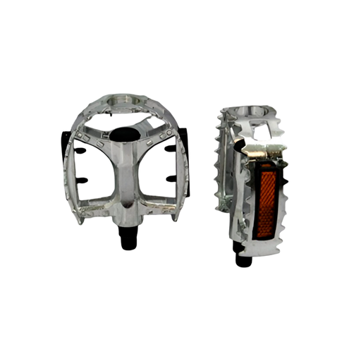[95058] Pedal bicicleta aluminio 1/2" con balin mx-p819 plateado