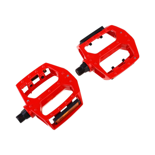 [139334] Pedal bicicleta aluminio 1/2" con balin rojo