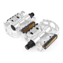 Pedal bicicleta aluminio 9/16" con balin mx-p818 plateado