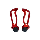 Soporte bicicleta manubrio aluminio rojo