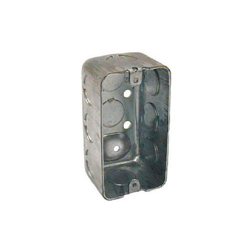 [79786] Caja electrica metal 2x4" 11a 3/4-1/2" 1.5 mm