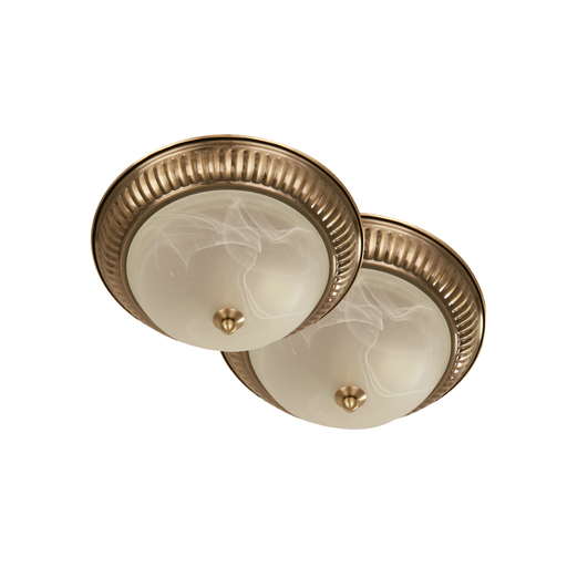 [67009] Lampara techo 1l 60w lumi 03654-3 bronce