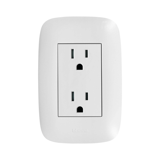 [9958] Tomacorriente doble domino bticino ap1228